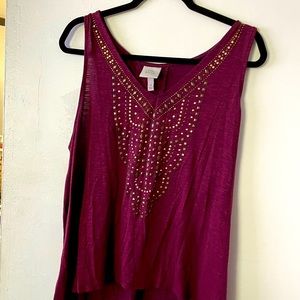 Knox Rose embellished tank